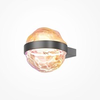 Dekorativní - M MOD379WL-L6B2.7K Nástěnné svítidlo Misterio 2700K 6W teplá bílá 650lm černý kov sklo stmívatelné  - MAYTONI