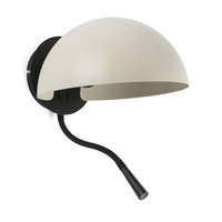 Dekorativní - FARO 20032-122 DOMINICA nástěnné svítidlo na čtení, béžová - FARO