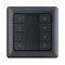 Stmívače - SLC S57003B SmartOne Zigbee 4CH nástěnný panel IP20 černý - TLG