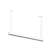 Podélná - LA 1010511 GLENOS® PRO závěsné svítidlo, 1, 2 m, DALI, UGR16, délka závěsu 210 cm, 4000K, 75°, bílá / černá - BIG WHITE (SLV)