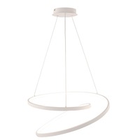 Dekorativní - FAN LED-LIEVE-S-BCO Závěsné svítidlo LED LIEVE bílá 30 W 4000 lm CCT 40 x 150 cm - FANEUROPE