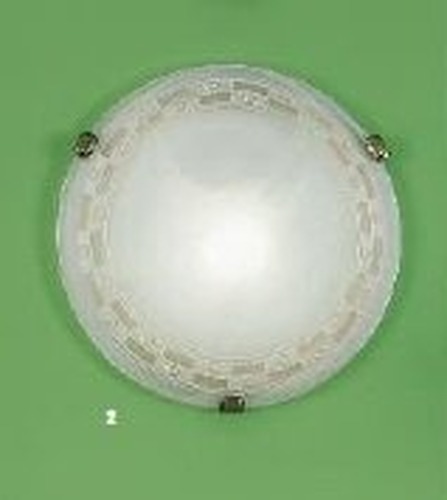 Kruhová - OR DL 7-395/30 SATIN Stropní svítidlo 1xE27 antik/sklo, průměr 30cm - ORION - foto 1