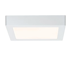 Hranatá - P 70645 Stropní svítidlo Lunar LED Panel 15,5W bílá matná, hliník - PAULMANN