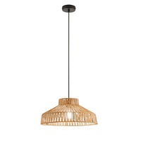 Kónická - FAN I-TROPIKANA-S46 Závěsné svítidlo TROPIKANA hnědá, 1xE27, 46 x 173,5 cm - FANEUROPE