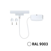 Lišty a příslušenství - P 95644 URail napájecí kabel 1m max. 1000W bílá - PAULMANN