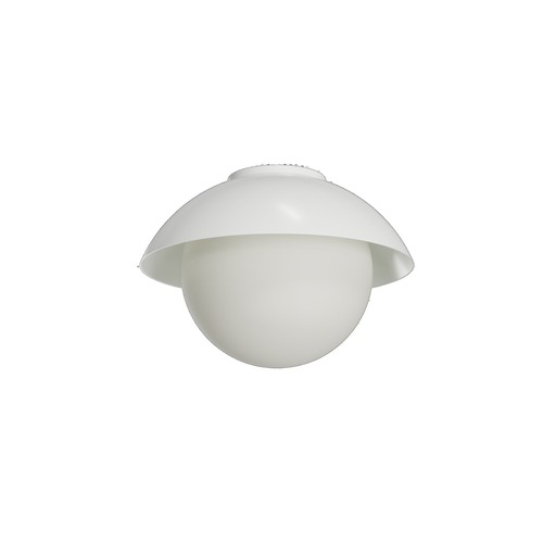 Kruhová - OS LUK60500 LUKIDA 2 stropní/nástěnné skleněné svítidlo bílá IP65 4000 K 20W LED - OSMONT - foto 1