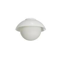 Kruhová - OS LUK60500 LUKIDA 2 stropní/nástěnné skleněné svítidlo bílá IP65 4000 K 20W LED - OSMONT