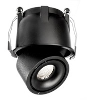 Kruhová - IMPR 565354 Deko-Light stropní vestavné svítidlo Uni II Mini 18-19V DC 9,00 W 3000 K 670 lm černá - LIGHT IMPRESSIONS