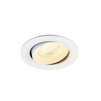 Kruhová - LA 1009844 NUMINOS® MOVE L Stropní vestavné svítidlo, 3000 K, 55°, IP20, kulaté, bílé - BIG WHITE (SLV)