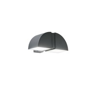 Nástěnná - FAN LED-IDEM-AP Venkovní nástěnné LED svítidlo IDEM antracit, hliník, 8 W, 840 lm, 4000 K, IP44, 20,2 x 9 x 15,3 cm - FANEUROPE