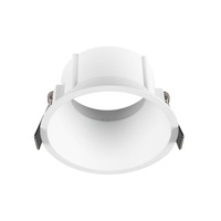 Kruhová - LA 1007454 NEW TRIA® 95 kroužek pro vestavbu do stropu, prohloubený, D: 10,3 H: 5,5 cm, IP 20, bílá - BIG WHITE (SLV)