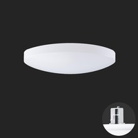 Koupelnová - OS SAG68179 SAGITA V1 stropní/nástěnné plastové polovestavné svítidlo bílá IP44 3000 K 14W LED HF nouzové kombinované 3 h (původní kód OS 68179) - OSMONT