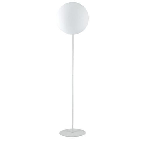 Dekorační - FAN I-GECO-SFERA-PT30 Venkovní stojací lampa Geco, bílá, 1 x E27, IP65, 30 x 150 cm, kabel 250 cm - FANEUROPE - foto 1