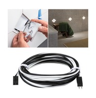 Zapuštěná - P 78418 LumiTiles kabel Square teplá bílá 1,9m 12V černá umělá hmota - PAULMANN