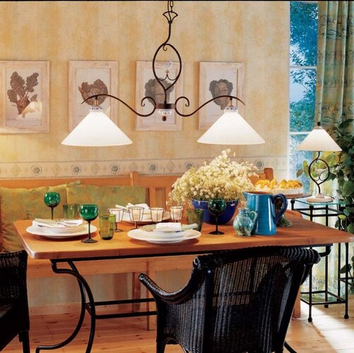 Vícečetná - ME PVV9202-807.GF30 Provence stropní svítidlo 2 ramena - MENZEL - foto 1