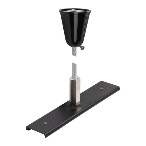 Lištové Magnetic SLV - LA 1006601 Výztužná lištová deska s nástavbovou sadou 48 V TRACK, 1m tyč černá - BIG WHITE (SLV) - foto 1