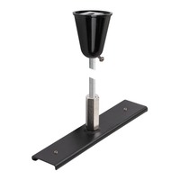 Lištové Magnetic SLV - LA 1006601 Výztužná lištová deska s nástavbovou sadou 48 V TRACK, 1m tyč černá - BIG WHITE (SLV)