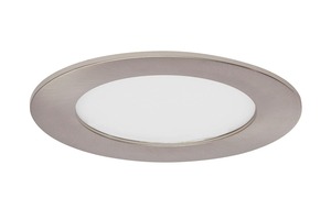 Koupelnová - BRI 7115412 BRILONER LED vestavné svítidlo, pr. 12 cm, 7 W, matný nikl 7115-412