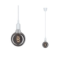 Subtilní - P 50383 Závěsné svítidlo Neordic Ketil E27 max. 1x20W bílá - PAULMANN