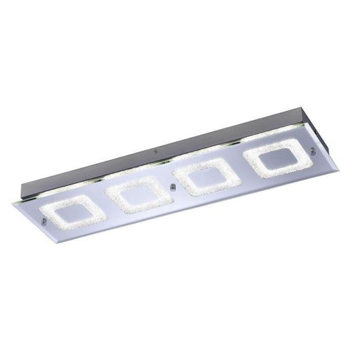 Hranatá - LD 11573-17 LISA LED stropní a nástěnné svítidlo, chrom, sklo 4000K - LEUCHTEN DIREKT / JUST LIGHT - foto 1