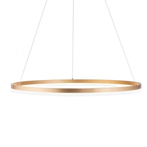 Kruhová - PN 2383-60 TITUS LED závěsné svítidlo 80x80 mosaz, kruhové, stmívatelné, paměťová funkce, moderní SimplyDim 3000K - PAUL NEUHAUS - foto 1