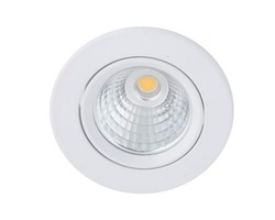 Kruhová - KHL K53270.01.RF.WH-WH.35.ST.9.30 532701RWW33   Zápustné svítidlo REBECCA bílé LED 10W 3000K Ø93mm kulaté - KOHL-Lighting (starý kód: KHL K53270.W.D60.3K)