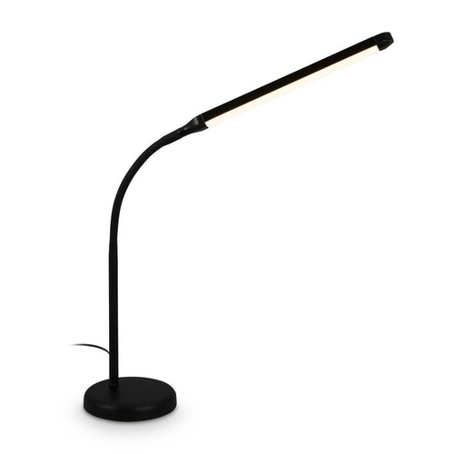 Stolní lampy pracovní - BRILO 7660015 Mura stolní lampička - 6W, 600lm, LED, stmívatelné, dotykový vypínač, nastavitelné, černá - BRILO - foto 1