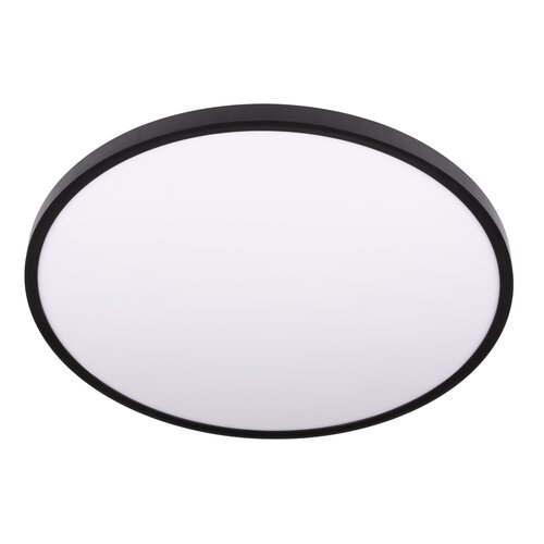 Kruhová - LED panel PANKA 50W CCT černé kulaté stropní - foto 1