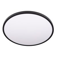 Kruhová - LED panel PANKA 50W CCT černé kulaté stropní