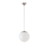 Koule - OS ISI72398 ISIS S1 PM závěsné plastové svítidlo kartáčovaná nerez / bílá IP40 3000 K 8W LED - OSMONT