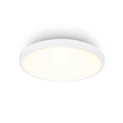 Kruhová - BRILO 3901016 Competo stropní svítidlo pr.24 cm - 12W, 1300lm, LED, teplá bílá, bílé - BRILO - foto 1