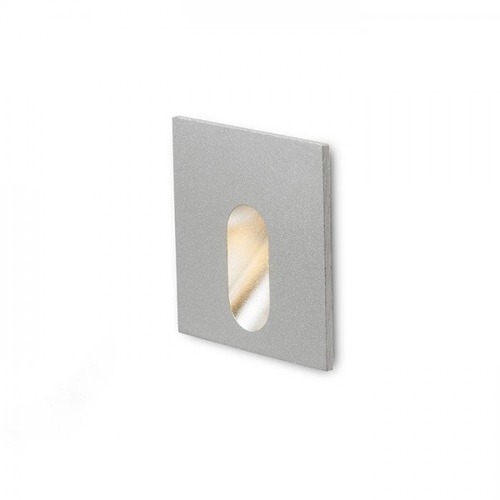 Zapuštěná - RED R12688 MEMPHIS SQ zápustná do stěny stříbrnošedá 230V LED 3W 60° 3000K - RED - DESIGN RENDL - foto 1