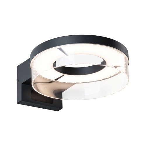 Nástěnná - P 93111 LED venkovní nástěnné svítidlo Capea pohybové čidlo IP44 231mm 3000K 8 / 1x1,2W 230V antracit hliník - PAULMANN - foto 1