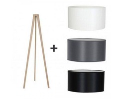 Stojací lampy - AZZ AZ3013 Tripod Wood telo svietidla - AZZARDO