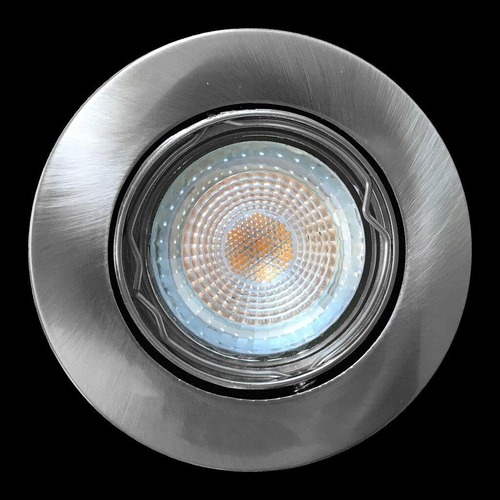 Kruhová - NOR 71820132 Vestavné svítidlo Mixit 8W GU10 kartáč. ocel - NORDLUX - foto 1