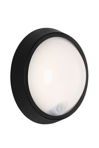 Nástěnná - BRILO 3352015 LED venkovní svítidlo s čidlem, pr. 17 cm, 12 W, černá (starý kód: BRILO 3352-015) - BRILO - foto 1