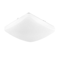 Hranatá - FAN I-MOON-Q38-CCT Koupelnové stropní LED svítidlo Moon hranaté, bílé, 24 W, 3520 lm, CCT, IP44, 36 x 7,5 x 36 cm - FANEUROPE