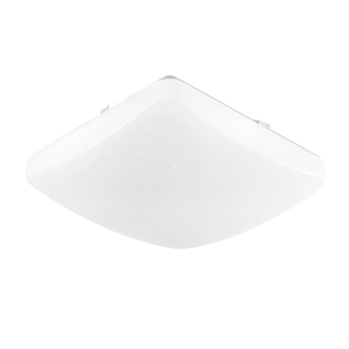 Hranatá - FAN I-MOON-Q38-CCT Koupelnové stropní LED svítidlo Moon hranaté, bílé, 24 W, 3520 lm, CCT, IP44, 36 x 7,5 x 36 cm - FANEUROPE - foto 1