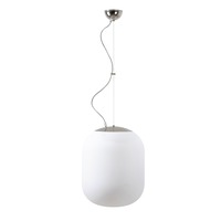 Koule - OS TAN67338 TANIA L2 závěsné skleněné svítidlo nerez / bílá IP40 3000 K 41W LED - OSMONT