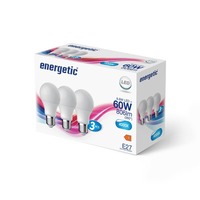 E27 - NOR 5181015523 E27 A60 3-kit 4000K 806lm - NORDLUX