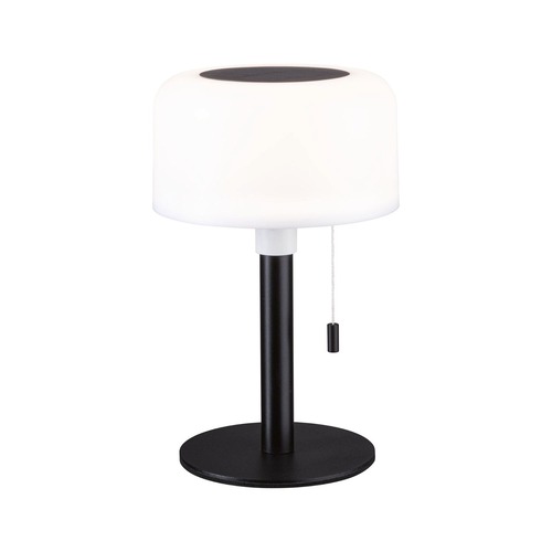 Stolní lampy dekorační - P 94607 Solární nabíjecí bateriové svítidlo Bartja IP44 2700K černá - PAULMANN - foto 1