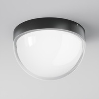 Přisazená - M O438CL-L12GF3K Stropní svítidlo Mon 3000K 12W 1100lm černé hliník/plast IP65 teplá bílá  - MAYTONI
