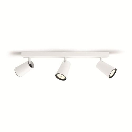 Bodová - PH 50573/31/PN Bodové svítidlo Philips Paisley 50573/31/PN bílé 3x max.10W - PHILIPS (915005529901) - foto 1