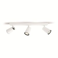 Bodová - PH 50573/31/PN Bodové svítidlo Philips Paisley 50573/31/PN bílé 3x max.10W - PHILIPS (915005529901)