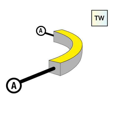 Příslušenství pro LED pásky - SLC S1624S-TW-A Napájení pro NeonFlex 24V Side-Bend TW A - TLG - foto 1