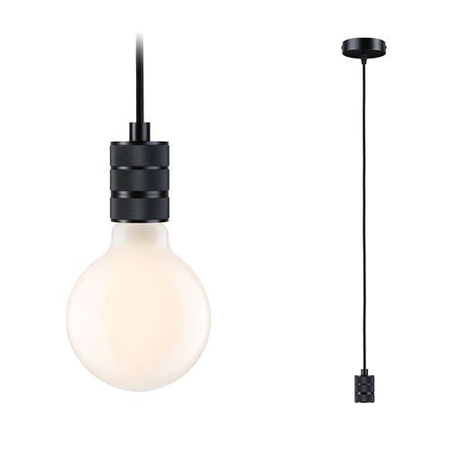 Subtilní - P 78432 Neordic závěsné svítidlo Tilla E27 max. 60W černá stmívatelné kov - PAULMANN - foto 1