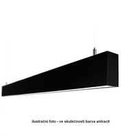 Podélná - ARCHI SBS/37/LO1135/3K/AT/DALI Závěsné svítidlo Belo-LO 1135mm 32W 4560lm 3000K DALI antracit - Archilight