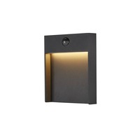 Nástěnná - LA 1002954 FLATT SENSOR Outdoor, nástěnné LED svítidlo, 3000K, IP65, antracitové - BIG WHITE (SLV)