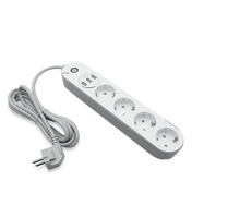 Vypínače a zásuvky - FAN SMART-POWER-SC4USB3 Adaptér Wi‑Fi - 4x Schuko + 3x USB, 1000-2400 W 10 A, vstup 100-240 V, Wi‑Fi 2,4 GHz SMART INTEC - FANEUROPE