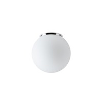 Kruhová - OS STY61228 STYX 2 stropní/nástěnné skleněné svítidlo chrom / bílá IP65 3000 K 8W LED - OSMONT